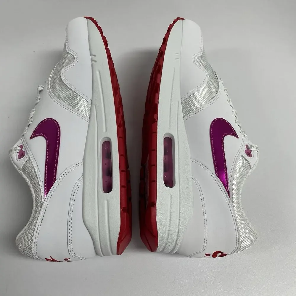 Nike Air Max 1 Premium Valentine’s Day Pack White HV2303 100 Size 11.5 Men Red